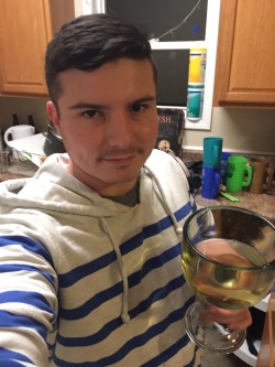 letsnickthehuman:  Drinking wine out of my