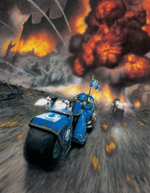 captainblacklobster:  Timeline of the 41st Millennium: 963.M41* The Ultramarines clash with Tau colonisation forces on the world of Malbede; both armies later unite against Necron awakening. The Tau escape the planet, which is destroyed in an exterminatus
