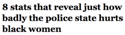 schwerdistheword:  pinkcookiedimples: salon:  1. Black women make up 6 percent of San Francisco’s population, yet made up 45.5 percent of all women arrested there in 2013. San Francisco is known as perhaps the most liberal and inclusive city in all