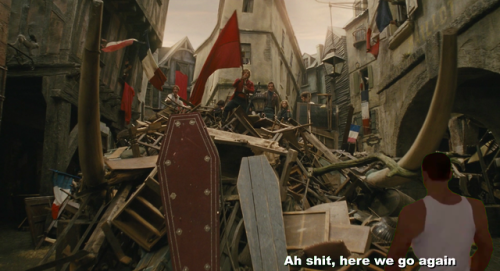 argentavis: when you havent thought about les mis for a while but its barricade day