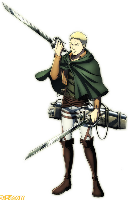 fuku-shuu: Group Visual for the “Shingeki no Kyojin: The Future’s Coordinate” Nintendo 3DS Video game, to be released in November 2017 by Spike Chunsoft! Update (September 11th, 2017): Adding the individual visuals of Eren, Historia, and Reiner!