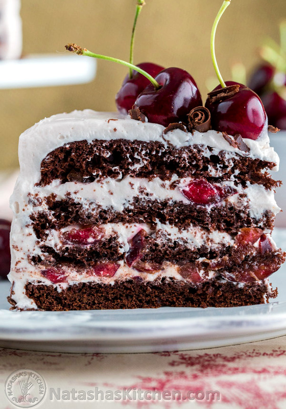 delicious-food-porn:  Drunken Cherry Chocolate Cake  Mmm