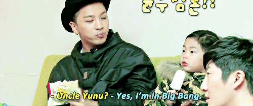 chaearin:  The members of Big Bang according to Haru (^▽^)  
