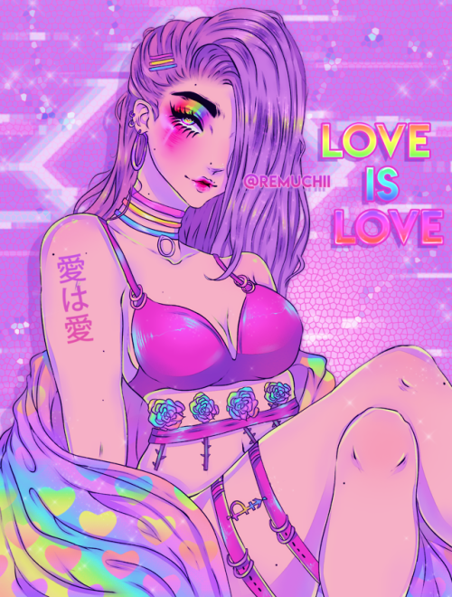 Love is Love Happy pride month lovelies!~ I know I am a bit late to the party but still made it in t