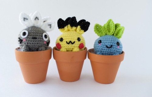 knot-bad:The oddish gang!The free patterns are now available