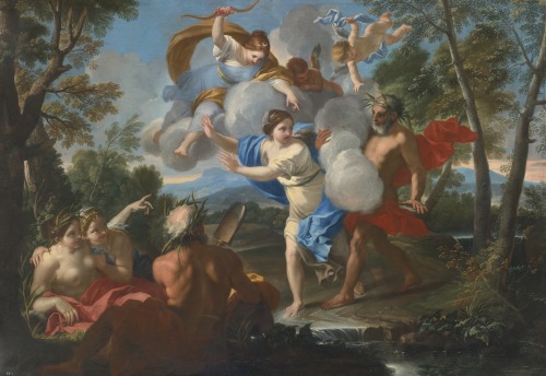 Attributed to Luigi Garzi, Alpheus and Arethusa, c. second half of 17th century or early 18th centur