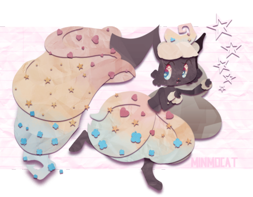 minmocat: saw this sweet lopunny/alcremie fusion from @snugleaf and had no choice but to draw ityou 