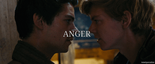 newtparadise: tmr characters + seven emotions [1/?] - newttears moistened newt’s eyes, and tho