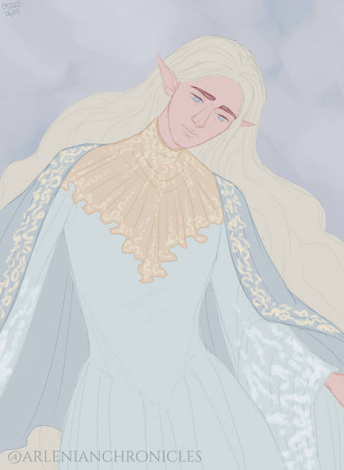 arlenianchronicles: Noldorin Portraits pt1: Finwë, Míriel, Mahtan, and Rúmil.Alrighty, here come the