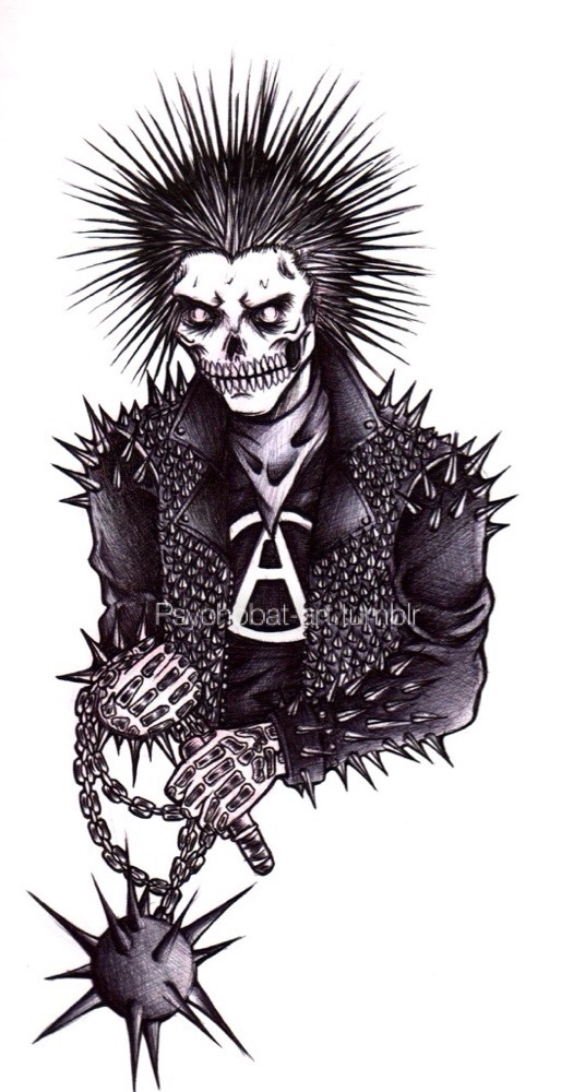 psychobat-art:  vgothgirlfriendfoxmulder:  skeleton man„,he iS…ANGRY  He’s