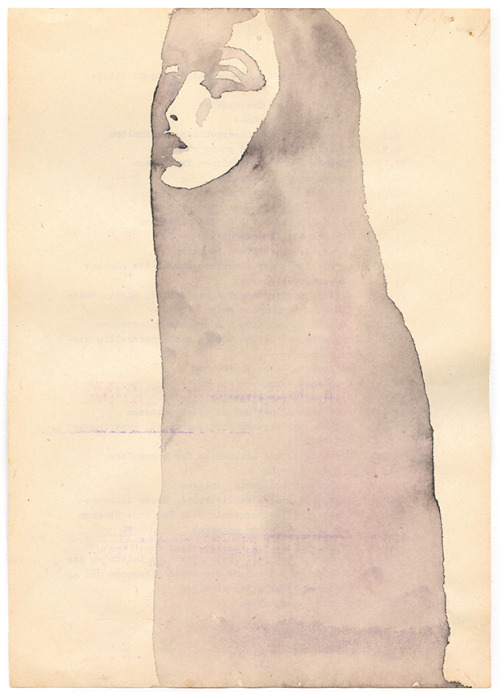 Tina Berning (German, b. 1969, Braunschweig, Germany. based Berlin) - 1: Spirited Away  Watercolors 