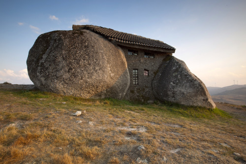 poetryconcrete:House in stone, in Serra de Fafe, Guimarães, Portugal.