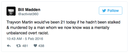 micdotcom:Friday, Feb. 5, would have been the 21st birthday of Trayvon Martin, who was killed in Flo