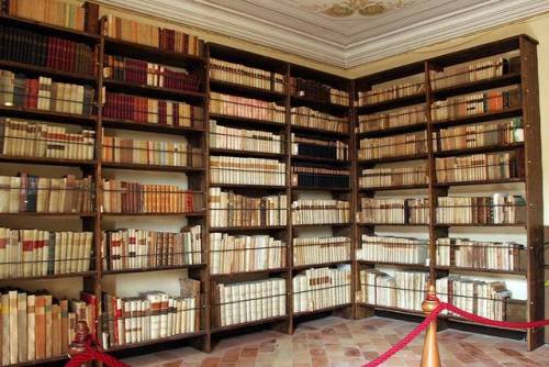 Leopardi&rsquo;s library @ Palazzo Leopardi, Recanati.