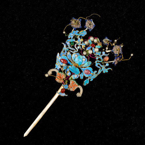 Ancient Chinese hairpins(发簪 fazan) in the Palace Museum, Beijing. The design is various. As accessor