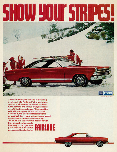 1967 Ford Fairlane GT - published in Life - February 24, 1967 Credit: classic_film on Flickr