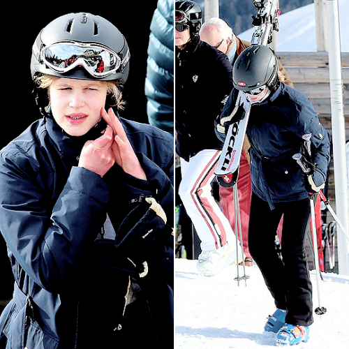 theroyalsandi: Lady Louise Windsor as she hit the slopes in the exclusive Swiss St Moritz resorts |