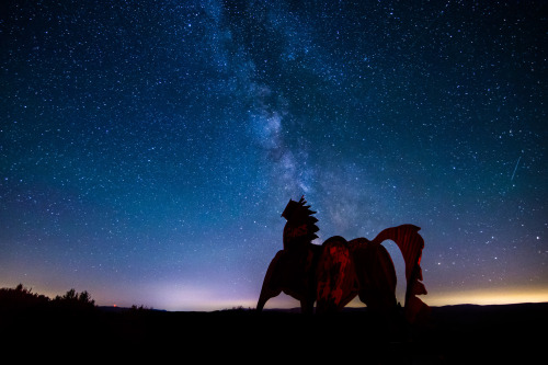 Galloping into the Milky Way, Wild Horses Monument, Vantage, Washington. js