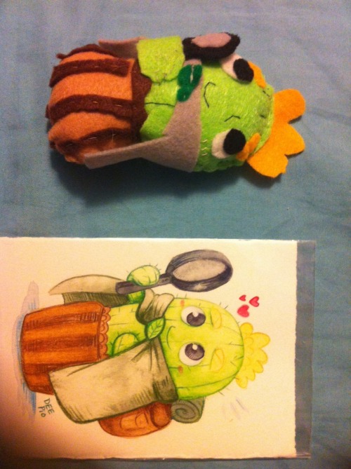 onetinyhobbit:So I recently bought one of the brilliant nerdeeart’s cactus drawings (specifically ca