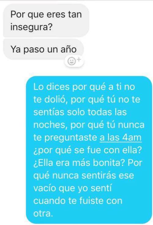 unachicasola28:  chica-corazon-de-piedra:  El sentimiento que a nadie se le desea   No le deseo este sentimiento a nadie… 💔, sin duda es algo que marca de por vida, un miedo que siempre perdura y no importa si ha pasado un año o tres, no importa