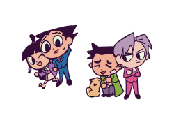 Jonnali:  Ace Attorney Stickers For An!