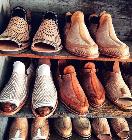 Huaraches from Salvador and Fernando Cisneros in Concepcion de Buenos Aires, Jalisco. Photo by https