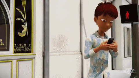 ailmaoo:  Marinette being a clumsy mess gif set 