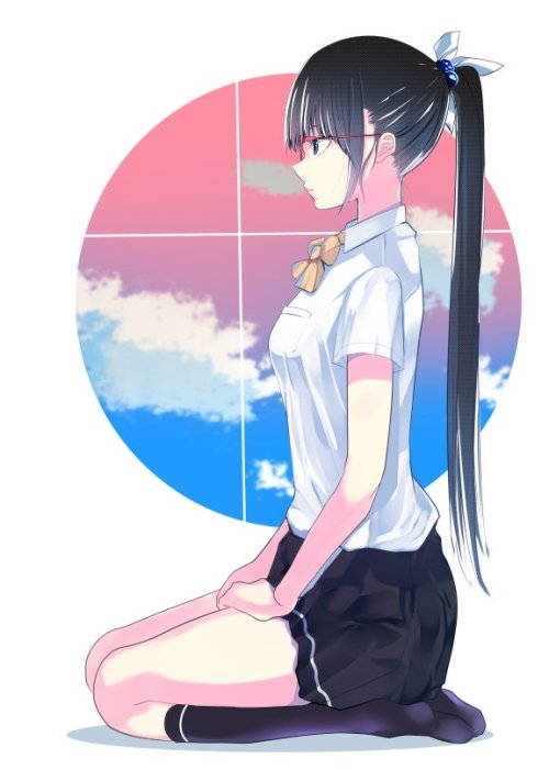 futureisfailed:  だ～じりん。さんのツイート: “座・女子高生。 https://t.co/LdJkigq5Nw”