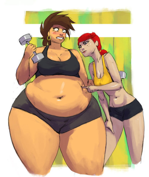 XXX CM - Workout Buds by bimbosparkle  photo