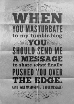 1namita:  Reblog if you masturbate to my blog
