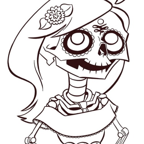 Does this count as #inktober2018 ???Anyway as a Mexican I do not #Halloween I prefer to #DiaDeMuer