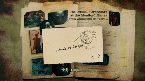 rotenmaul:  Guillermo del Toro quotes on the Hellboy Director’s Cut DVD - Part One 