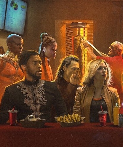 angels-are-robots:”The Last Shawarma” fanart by Bosslogic