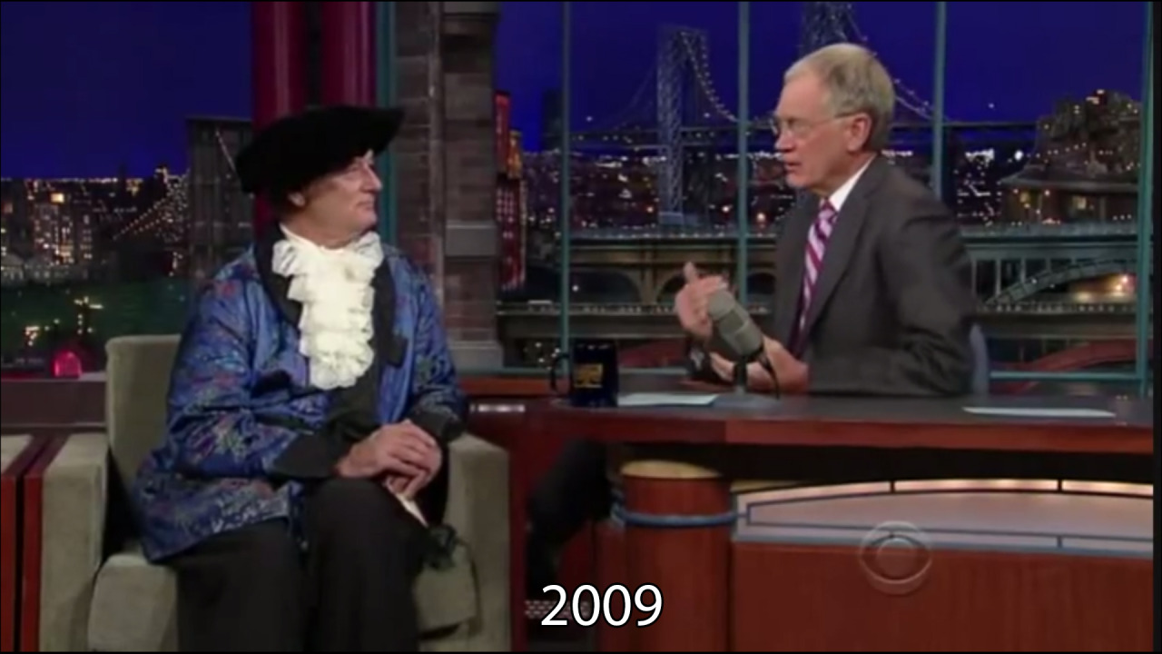 the-absolute-funniest-posts:  Bill Murray on the Late Show through the years.  