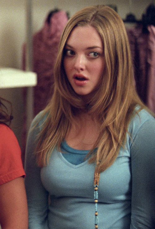 famoustits23:  229 AMANDA SEYFRIED Age 29. Bra size 34C Set number 229 from famoustits23 BORN: Pennsylvania, USA TV: Veronica Mars FILMS: Mean Girls, Mamma Mia!, Jennifer’s Body, While We’re Young, Ted 2.