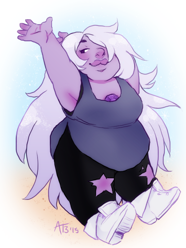 asutori:  Steven Universe 30 Day Art MemeDay 2: Amethyst