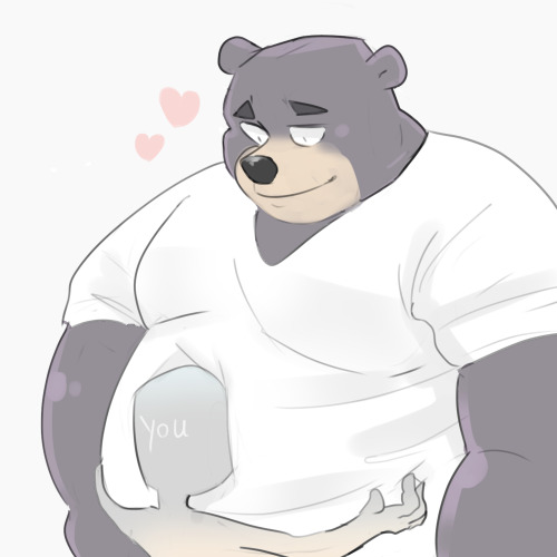 I made a bear OC! He loves hugsss.