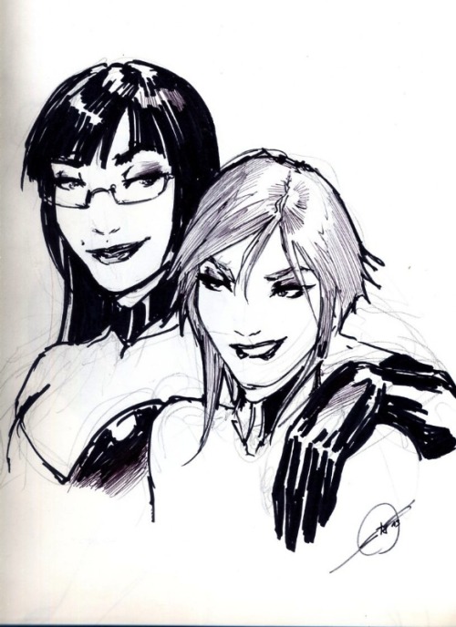 Porn photo comicbookwomen:  Ally and Lisa from Sunstone