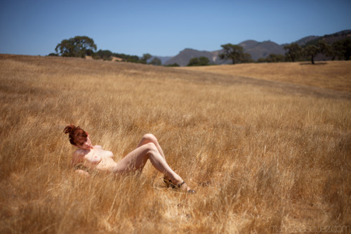 As I took this photo of the lovely Brooke Eva I exclaimed excitedly, “It’s just like a nude version of Chistina’s World!” I’m a huge Andrew Wyeth fan, what can I say. I rarely post large photos to Tumblr, but thought this