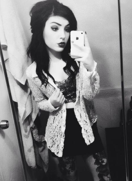 wolfxprincess:  Black and white makes me look dead 💀 