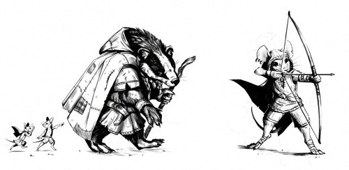Cruising Through My Portfolio And Still Really Proud Of These Illustrations I Created For The TTRPG Primrose.
