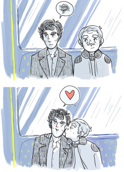 busylilblop:  &lsquo;I draw stupid comics of my otp when I&rsquo;m bored&rsquo; doodle 