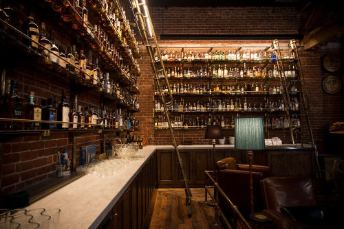 bloodbuzzohio:  allthehemispheres:  1,500-Bottle Multnomah Whiskey Library just opened in Portland. Who wants to meet me there?    Holy shit  God damn, Portland is so cool sometimes. I miss things about it.