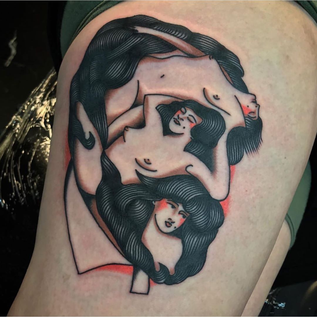 oldlinesblog:  #tattoo by @painlesspatrank https://www.instagram.com/p/B2SFdlsH9oo/?igshid=tqzxkjrwlvx2