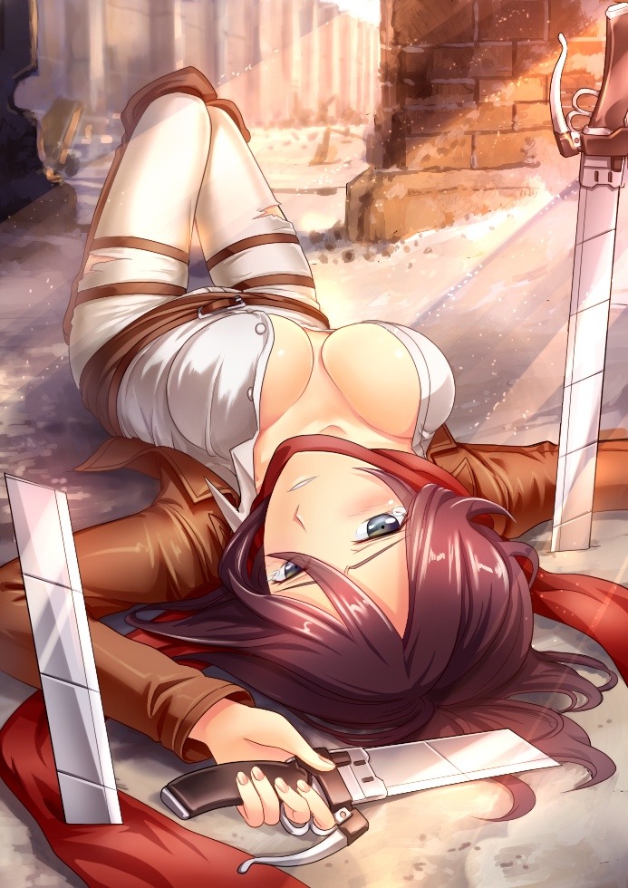 besthentaipictures:  Girls I love set for 300 followers.  First up is Mikasa Ackerman