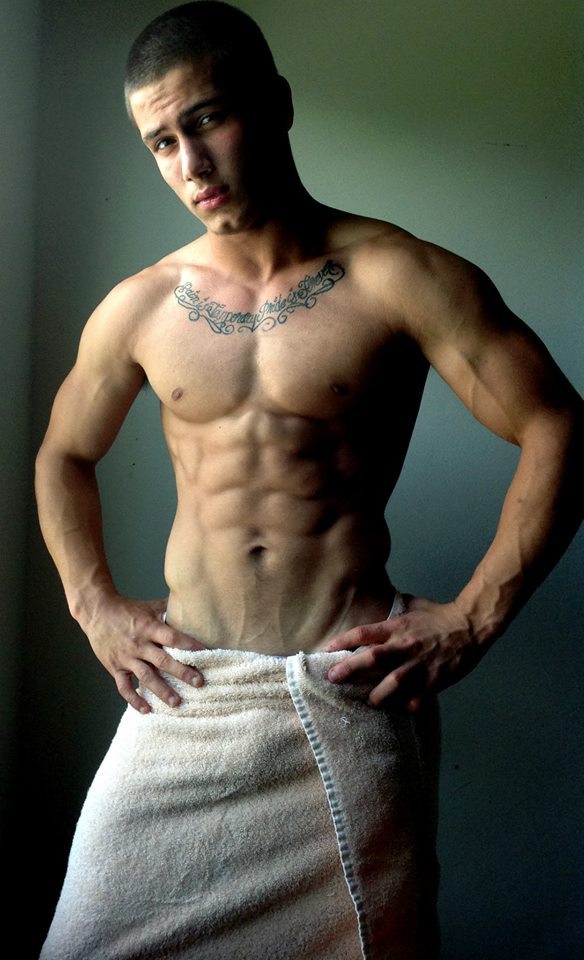 guystease:  Michael A Hoffman - hot up and coming male fitness model. Towel Extravaganza