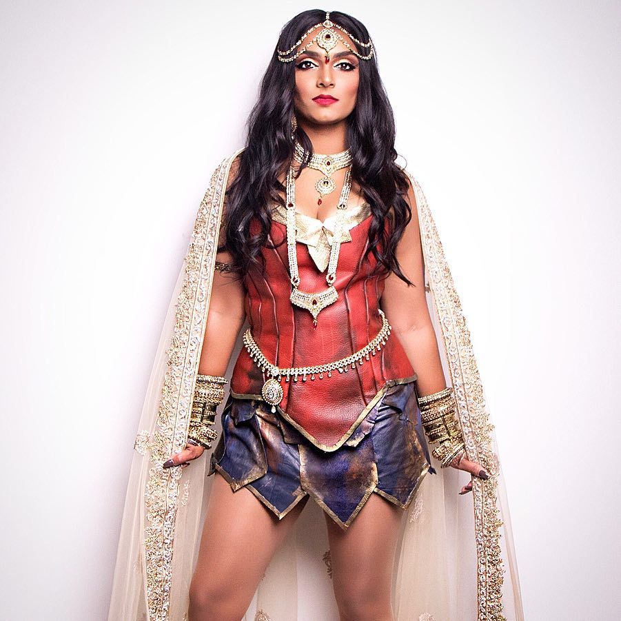 aishwaryaraii:  Deepika Mutyala as Wonder Woman