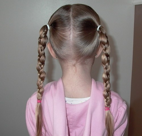 Little girl side braids hairstyles