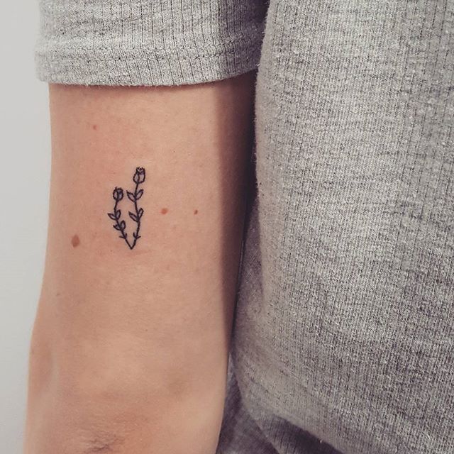 Tumblr little flower tattoos 20 Small