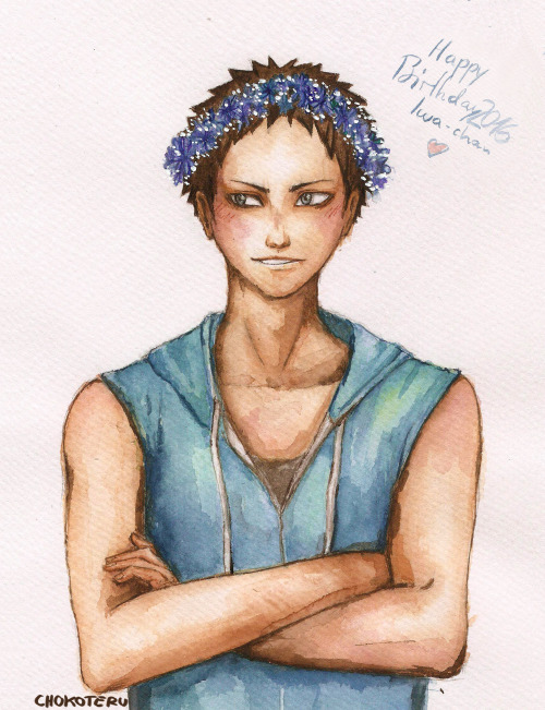 chokoteru: HAPPY ((BELATED)) BIRTHDAY IWA-CHAN!! is there still the 10th anywhere?゛(ﾉ~o~)ﾉ This is